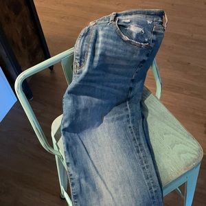 American Eagle Ripped Flare Jeans